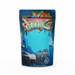 Dank Blue Raspberry Gummies 500MG THC