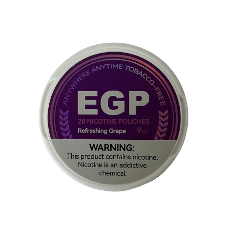 EGP Nicotine Pouches – 9MG - Grape – 5 tins