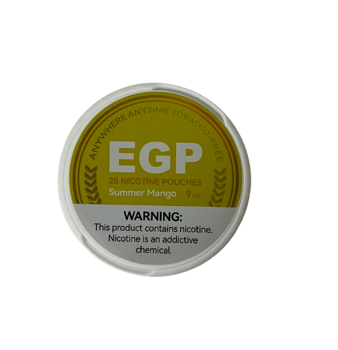 EGP Nicotine Pouches – 9MG - Mango – 5 tins