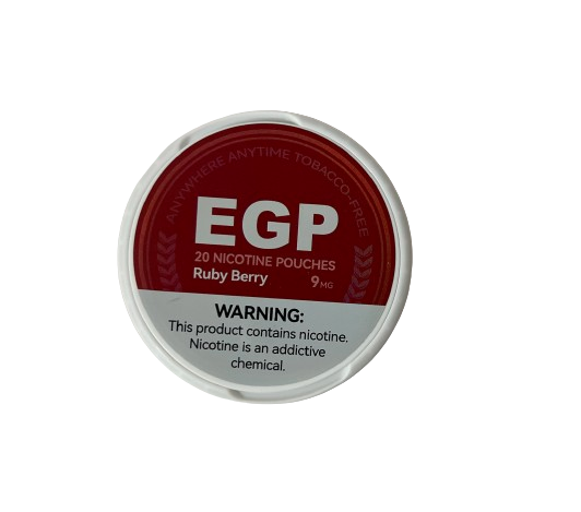 EGP Nicotine Pouches – Ruby Berry – 5 tins