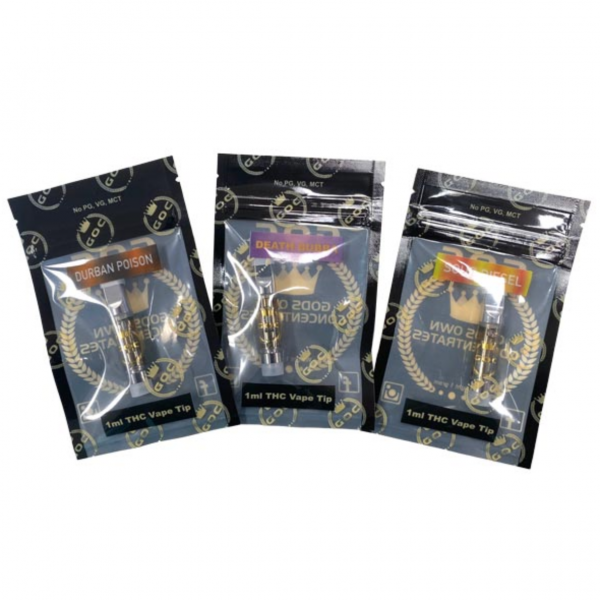 Gods Own Concentrates THC Cartridge