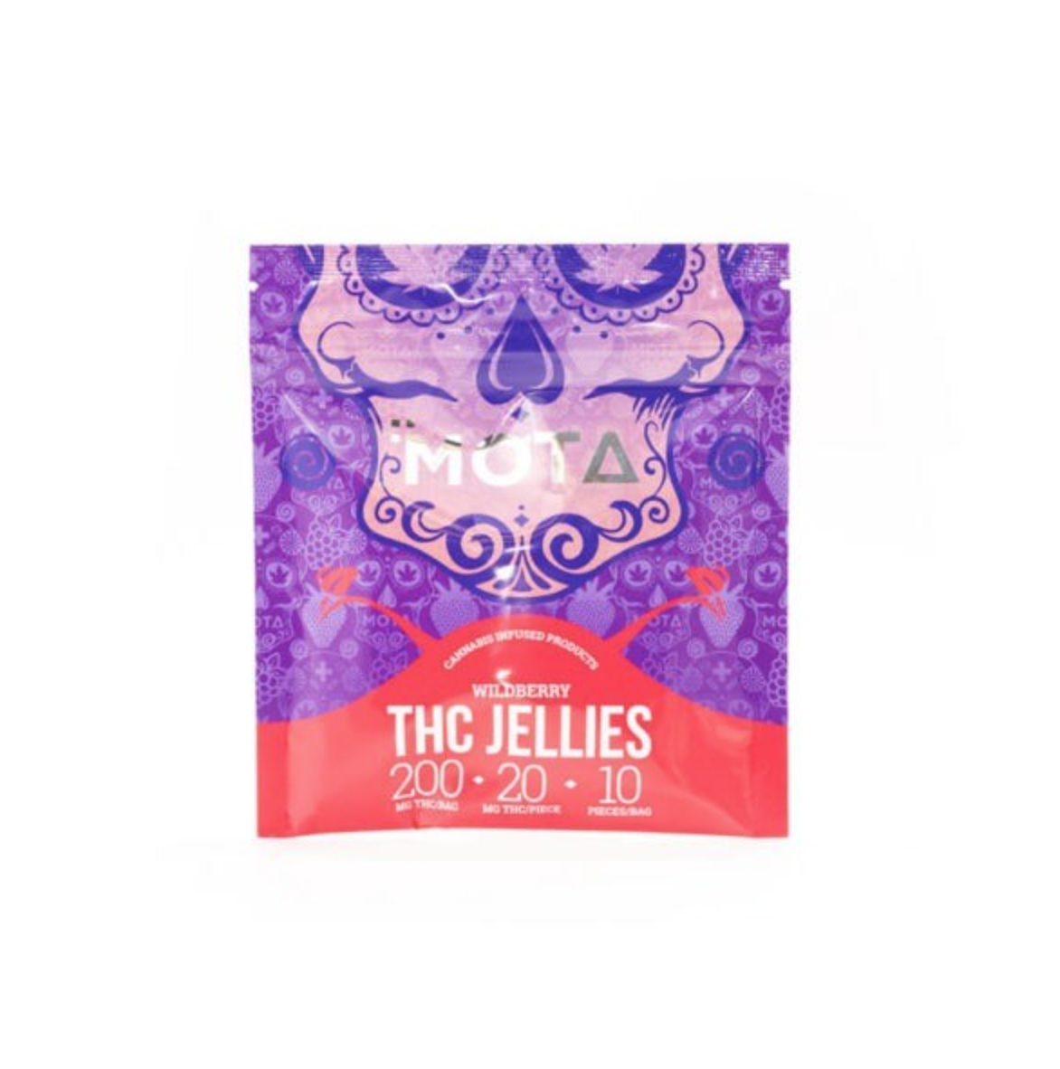 MOTA Wildberry Jellies 200MG THC