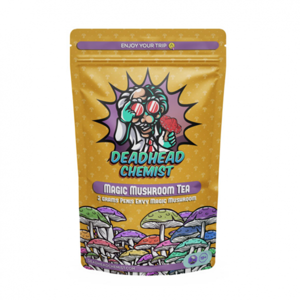 Magic Mushroom Tea Just Peachy – Blue Meanie 2G – Deadhead Chemist