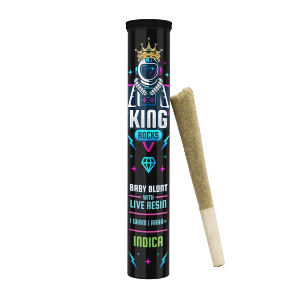 Baby Blunt with Live Resin - 1G - King Rocks - 3 Pack