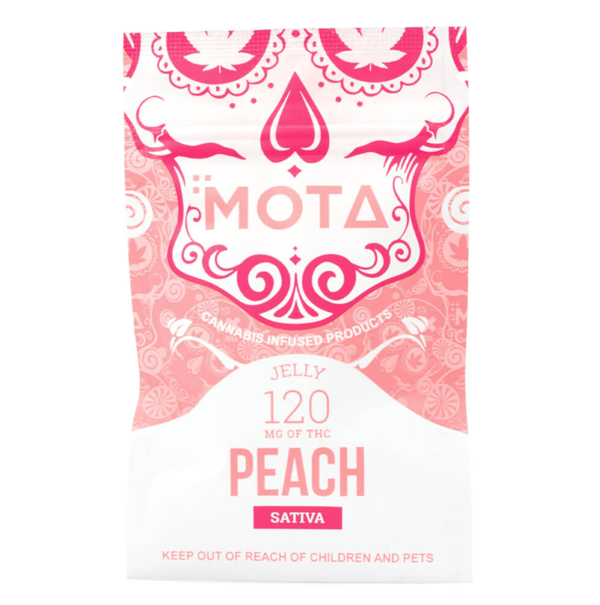 Mota Sativa Peach Jelly 120MG THC