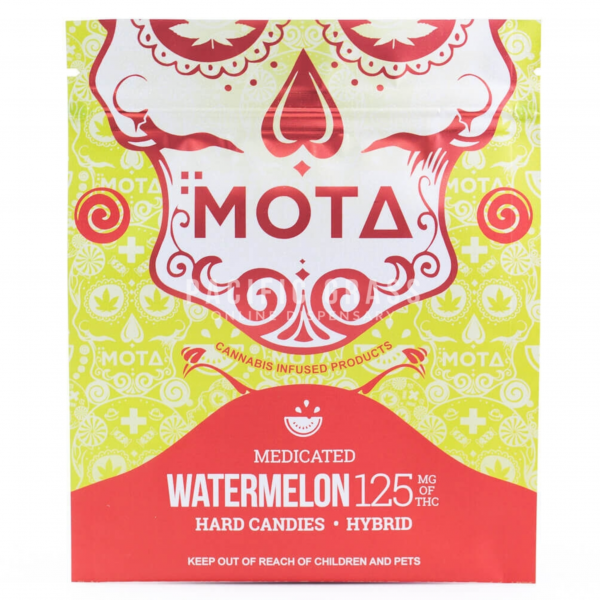 Mota Watermelon Hard Candy 125MG THC Hybrid