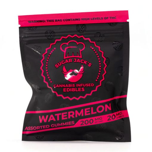 Sugar Jack’s 200mg THC Assorted Watermelon Gummies