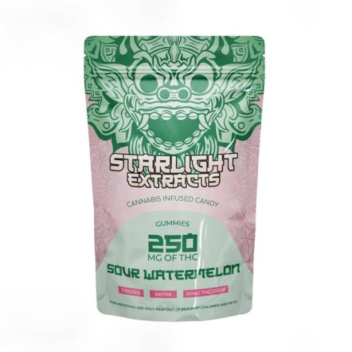 Sativa Sour Watermelon 250mg THC – Starlight
