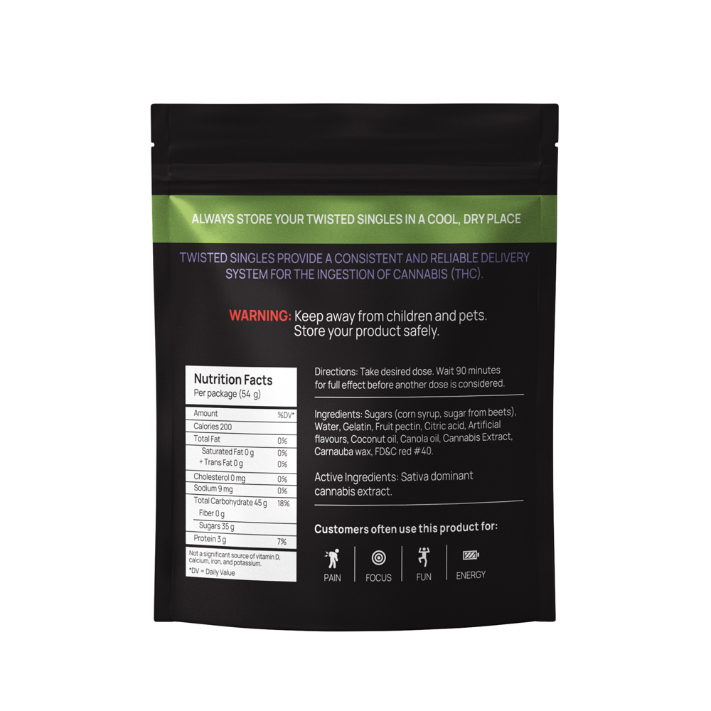 Cherry Blast | High Dose | Sativa | 1200mg THC | Twisted Extracts - Image 3