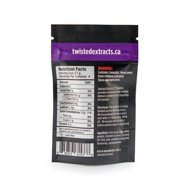 Twisted Extracts – Blue Raspberry Bomb (80 mg THC, Indica) - Image 3