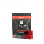 Faded Cannabis Co. Black Cherry Jelly Blocks 360MG THC