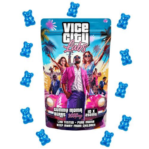 MDMA Gummy Bears 250MG โ Blue Raspberry โ Vice City Labs