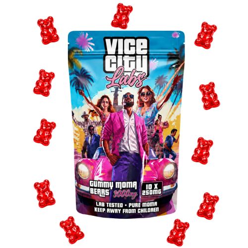 MDMA Gummy Bears 250MG โ Red Raspberry โ Vice City Labs