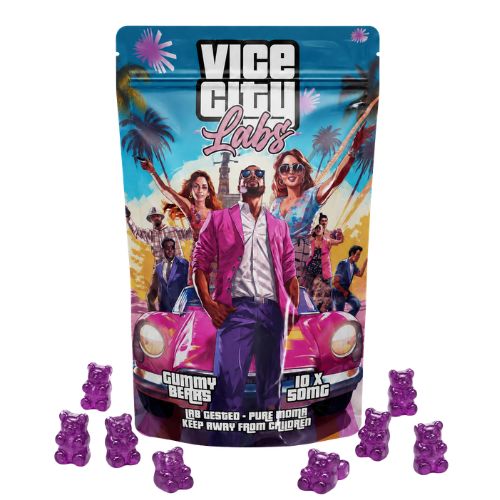MDMA Gummy Bears 500MG โ Grape โ Vice City Labs